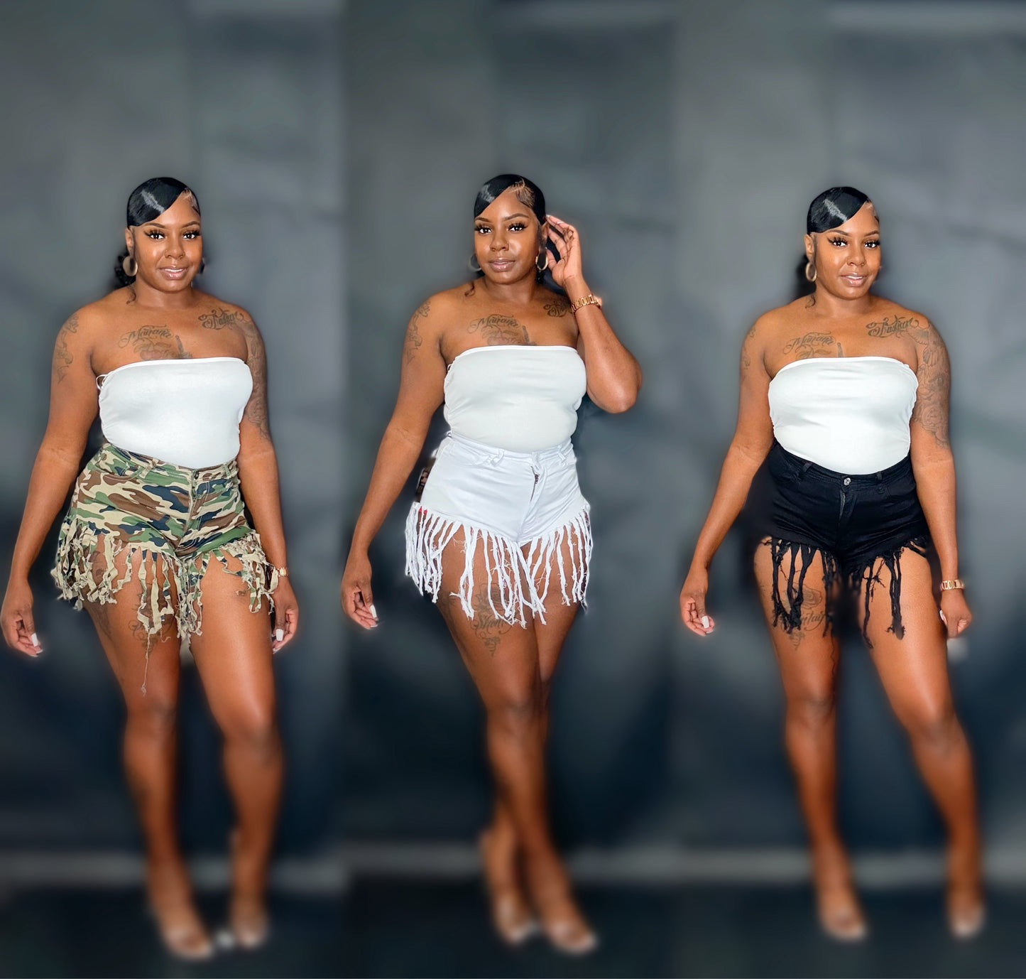 Fringy shorts