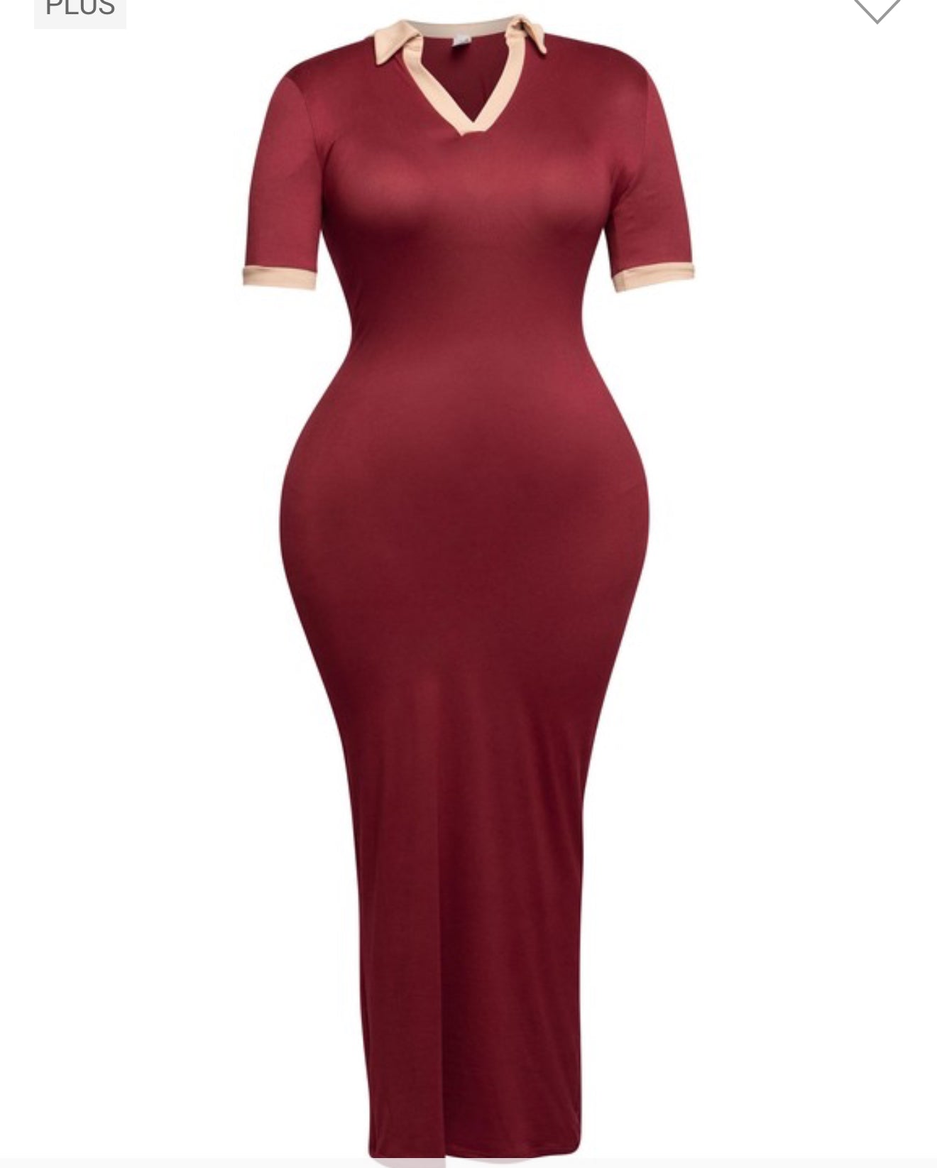 Plus size maxi dress
