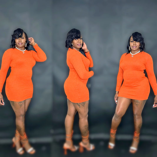 Admired long sleeve dress