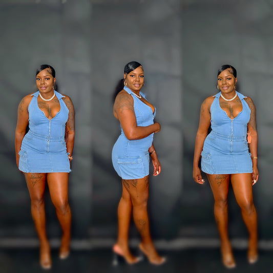 Halter bodycon dress
