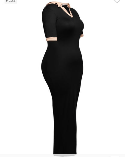 Plus size maxi dress