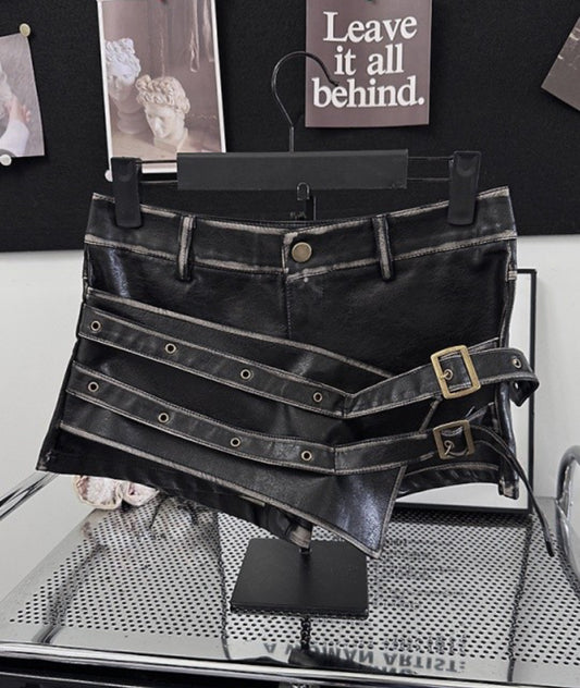 Leather skirt