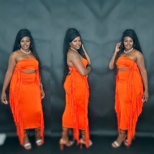 Orange 2 piece set