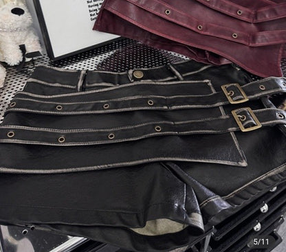Leather skirt