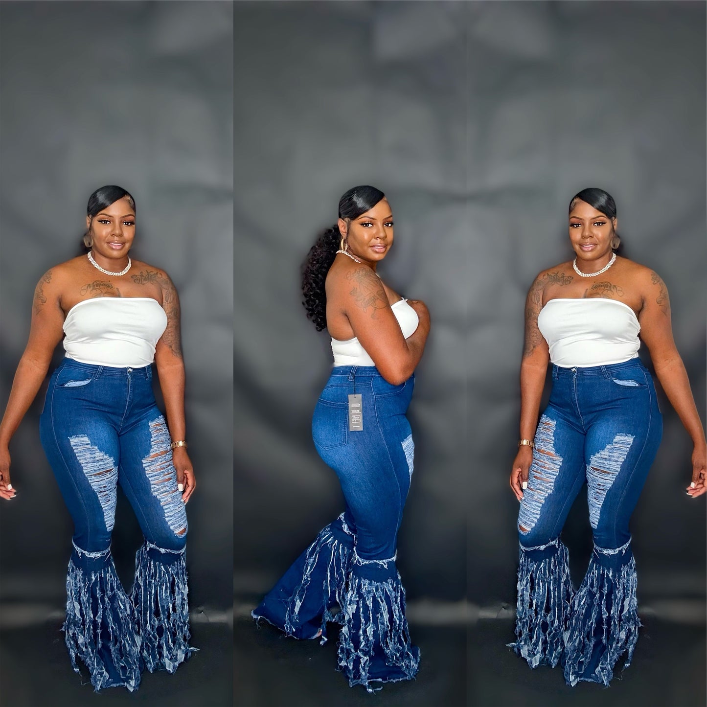 Ruffle me jeans