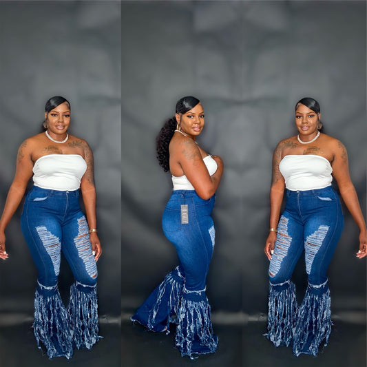 Ruffle me jeans
