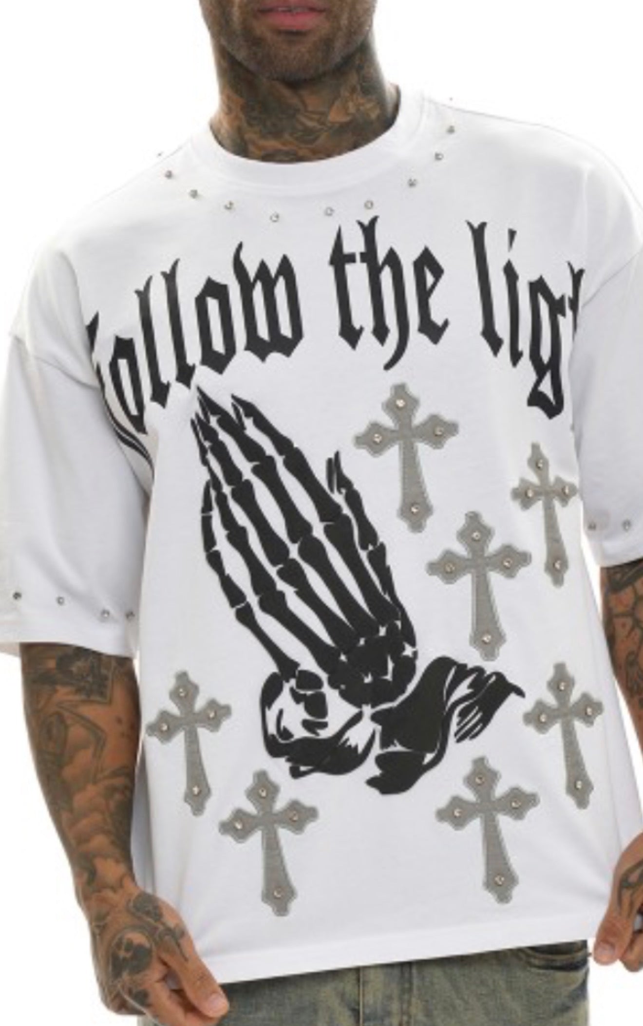 Trust your path over sized tee