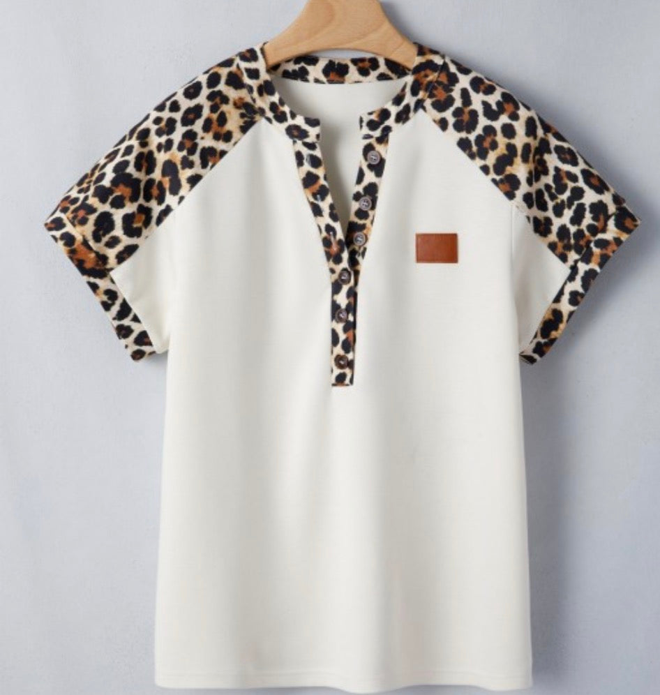 Leopard blouse